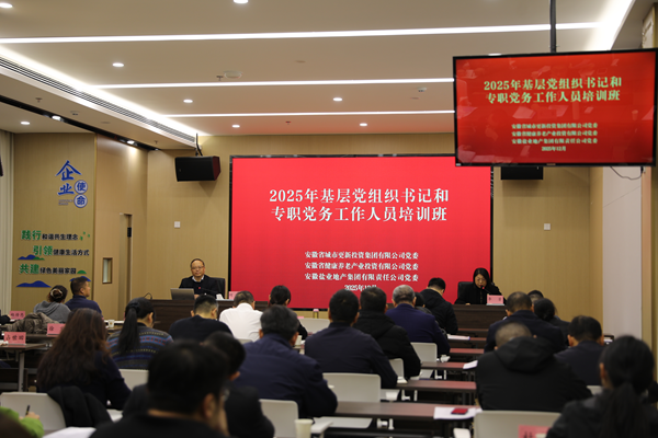 胜天国际集团等三家公司举办2025年基层党组织书记和专职党务工作人员培训班